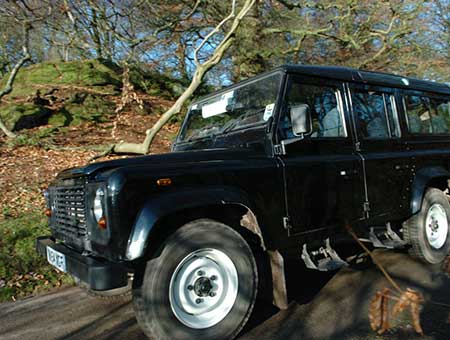Landrover 4x4 experience with Ash4x4 at Hawkstone Park Follies