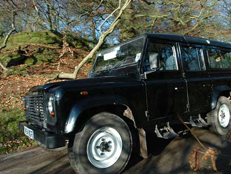 Warden Safari by Landrover at Hawkstone Park Follies